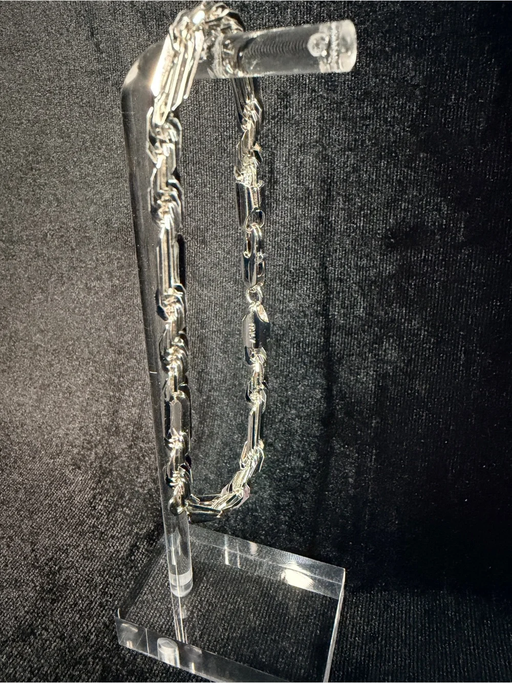 Figarope Milano Italy 925 Stamped Silver filled bracelet 10.9g Brand New